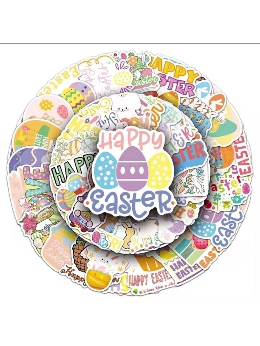 2/$10 30 Piece Easter Themed Sticker Set